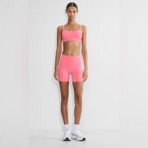 Aritzia Pink GOLDEN Shorts Set